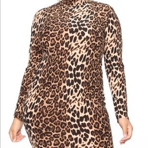 Fashion Nova Curve leopard print dress